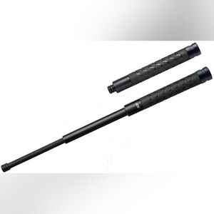 ASP 21" Talon Infinity Black Chrome Steel Baton, Vector Grip with Cap Lock T50BV